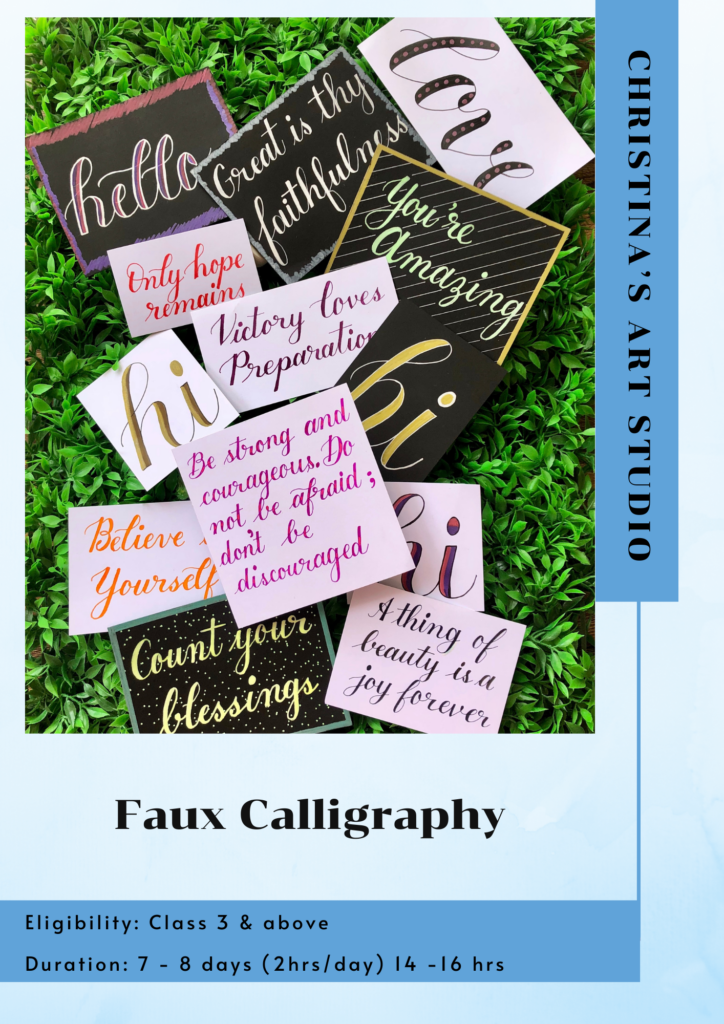 Faux-Calligraphy-Courses-In-Chennai